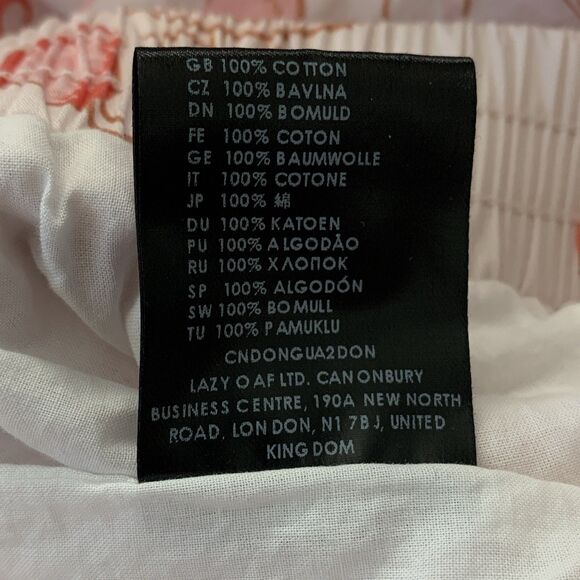 Lazy Oaf X My Melody Collection Bubble Skirt Elastic Waist Pink White Sz 14 EUC - Picture 13 of 14